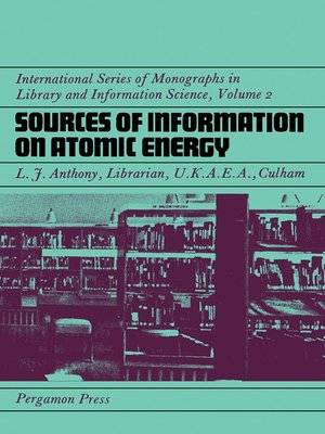 cover image of Sources of Information on Atomic Energy